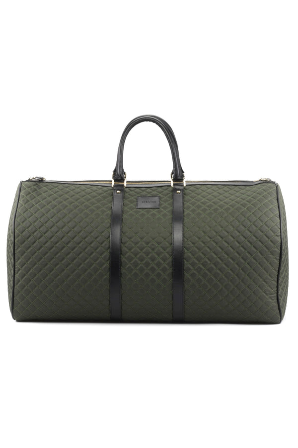 Green Quilted Sports Bag