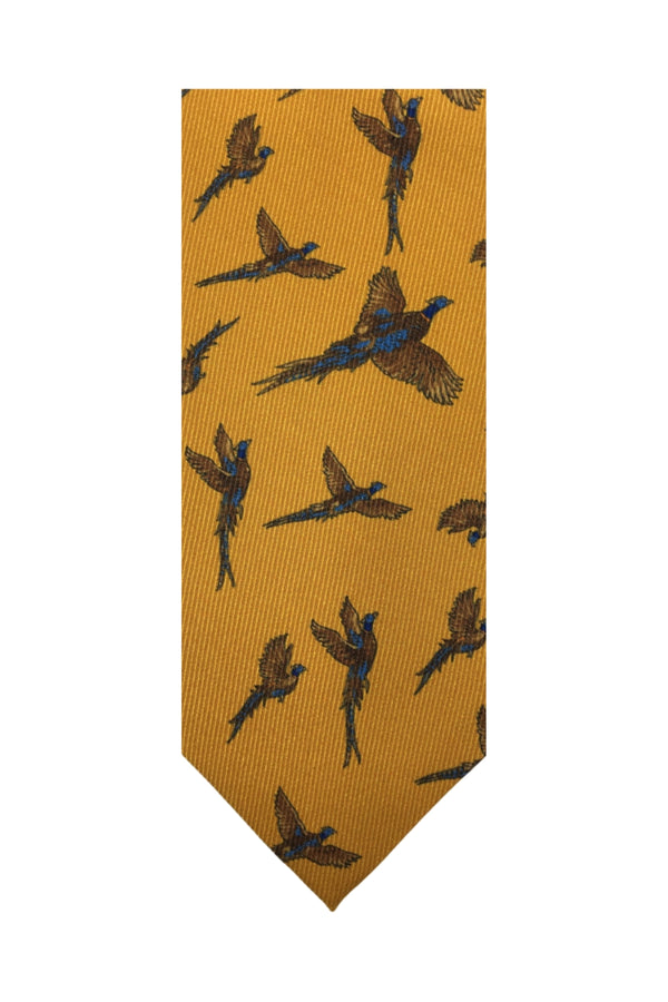 Pheasant Printed Tie