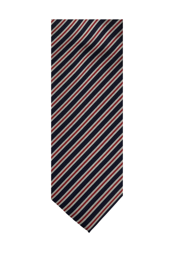 Cravate Navy à Rayures