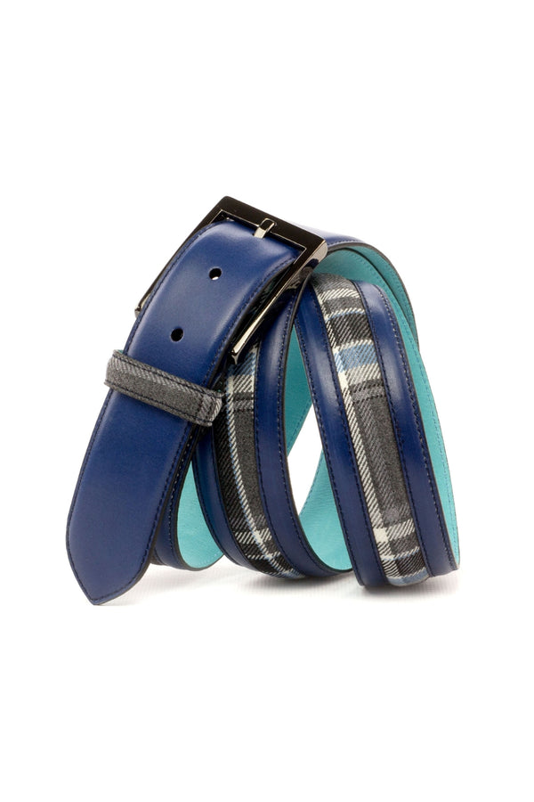Blue Weave Belt
