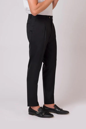 Pantalon Classique Laine Noir - Stratos
