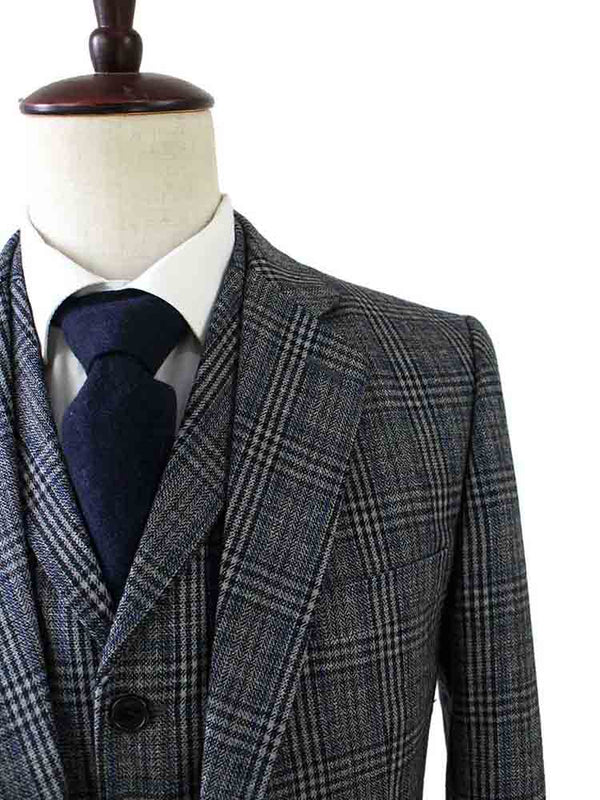 Costume 3P Tweed Prince de Galles Gris - Stratos